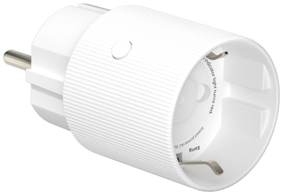IMMAX NEO SMART chytrá vnitřní zásuvka THIN bez kolíku (typ F)/ IP20/ LED podsvícení/ RGB/ Wi-Fi/ LIDL/ TUYA 07813L