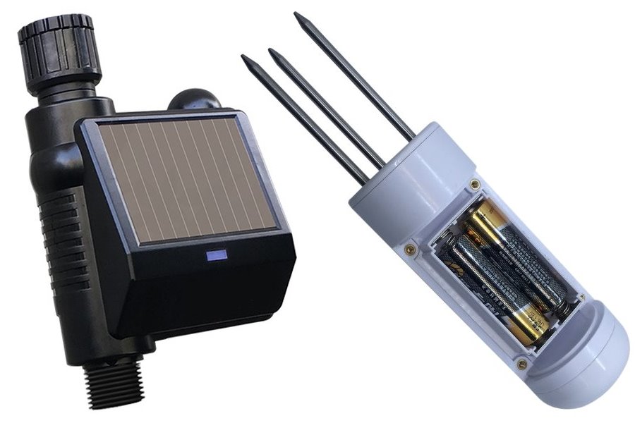 IMMAX NEO SMART zavlažovací ventil se solárním panelem + čidlo půdní vlhkosti, Zigbee, TUYA 07525L