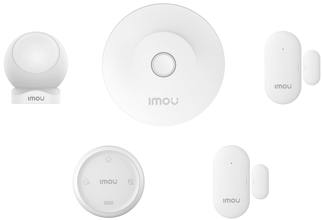 Imou chytrý Alarm kit2/ brána ZG2S/ bezdrátové senzory/ snímač pohybu/ DO/ Wi-Fi/ Zigbee 3.0 KIT-IOT-HomeAlarmKit-EU-5-M