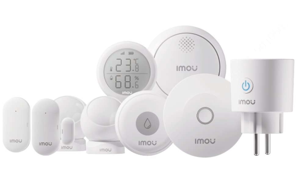 Imou chytrý Alarm kit4/ brána ZG2S/ bezdrátové senzory/ snímač pohybu/ siréna/ zásuvka/ Wi KIT-IOT-HomeSecurityKit-EU-9-