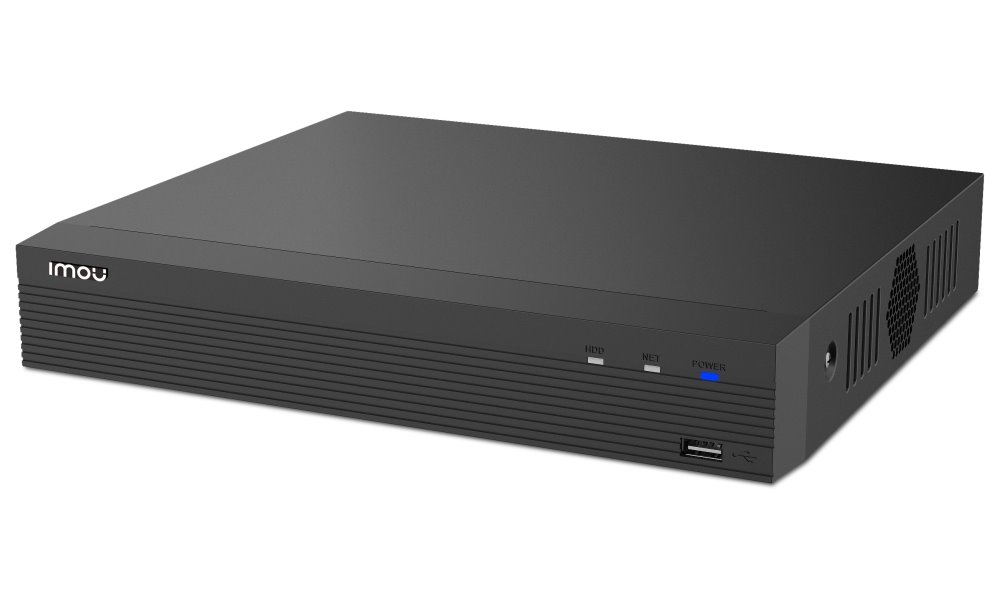 Imou NVR rekordér/ pro 4 kamery/ 4x PoE/ rozlišení 8Mpix/ HDMI/ VGA/ H.265+/ 1x SATA (max 8 TB)/ CZ app N14P