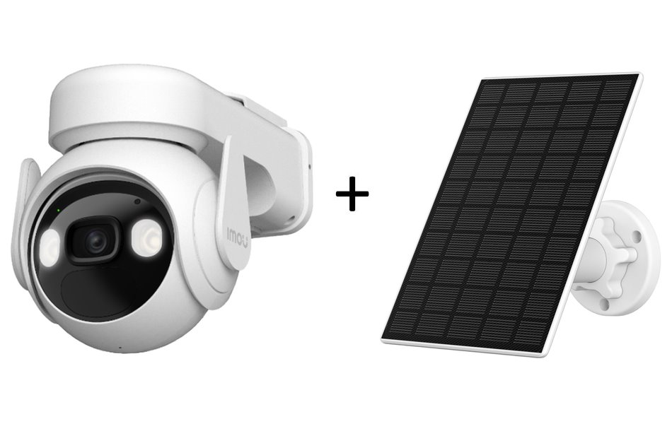 Imou set IP kamera Cell PT + solární panel/ PTZ/ Wi-Fi/ 3Mpix/ krytí IP66/ obj. 3,6mm/ 8x KIT/IPC-K9EP-3T0WE/FSP12-TYPE