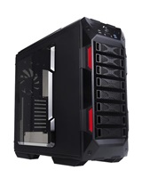 IN WIN skříň Grone Black/Red, Midi Tower, bez zdroje Grone (black/red)