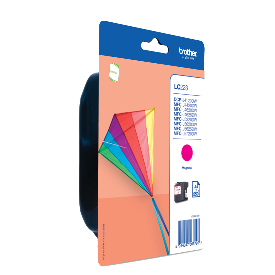 Ink Brother LC223MBP magenta blister pack|550pgs|MFC-J4420DW/MFC-4620DW/MFCJ5320