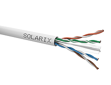 Instalační kabel Solarix CAT6 UTP PVC Eca 100m/box SXKD-6-UTP-PVC