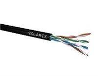 Inštalačný kábel Solarix UTP, Cat5E, drôt, PVC, krabica 100 m SXKD-5E-UTP-PVC 27724191