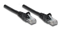 INT Patch Cable, Cat5e, U/UTP, RJ45-Male/RJ45-Male, 15 m, Black, Polybag