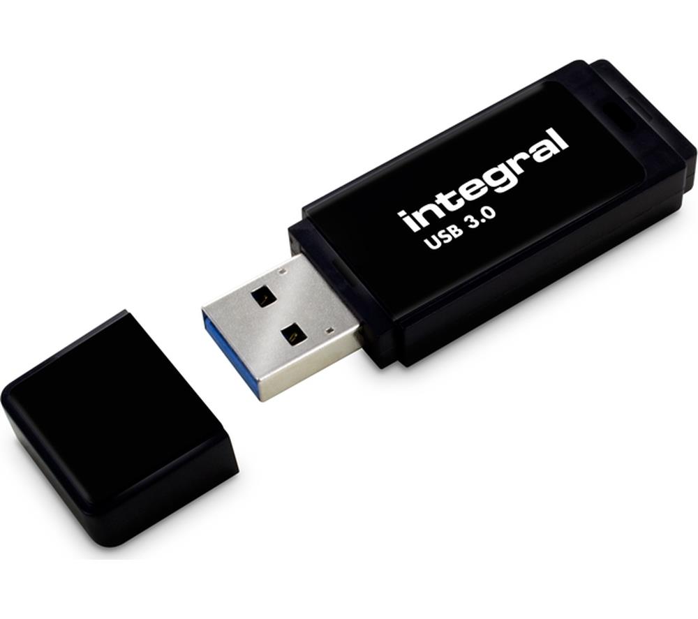 Integral - Jednotka USB flash - 64 GB - USB 3.0 - černá INFD64GBBLK3.0