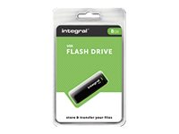 INTEGRAL USB flash disk USB 2.0 8GB čierna INFD8GBBLK