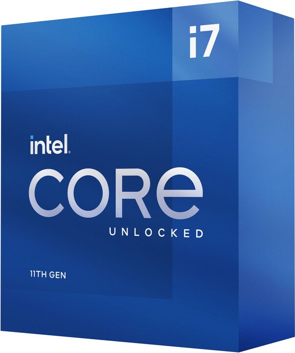 INTEL Core i7-11700K / Rocket Lake / LGA1200 / max. 5,0GHz / 8C/16T / 16MB / 125W TDP / BOX bez chladiče BX8070811700K