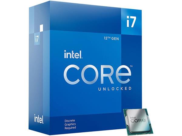 Intel Core i7 12700KF - 3.6 GHz - 12-jádrový - 20 vláken - 25 MB vyrovnávací paměť - Box BX8071512700KF