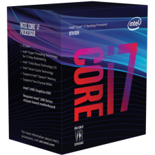 Intel Core i7 8700 - 3.2 GHz - 6-jádrový - 12 vláken - 12 MB vyrovnávací paměť - LGA1151 Socket - O CM8068403358316