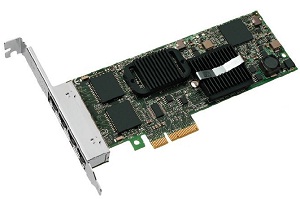 Intel Gigabit ET2 Quad Port Server Adapter - Síťový adaptér - PCIe 2.0 nízký profil - Gigabit Ether E1G44ET2BLK