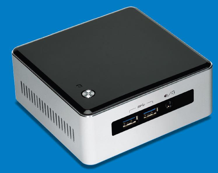 Intel Next Unit of Computing Kit NUC5i5MYHE - Barebone - mini PC - 1 x Core i5 5300U / 2.3 GHz - HD BLKNUC5I5MYHE