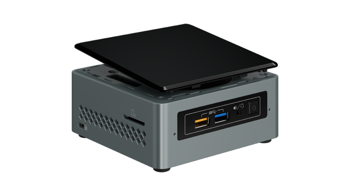 Intel Next Unit of Computing Kit NUC6CAYH - Barebone - mini PC - 1 x Celeron J3455 / 1.5 GHz - HD G BOXNUC6CAYH