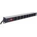 Intellinet 19" 1U Rackmount 8-Way Power Strip - German Type 713986