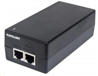 Intellinet Gigabit Ultra PoE+ Injector, 1x 60W port, IEEE 802.3bt, IEEE 802.3at/af 561235