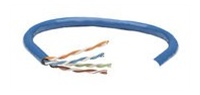 Intellinet inštalačný kábel UTP, 305m , drôt, Cat5E, 24 AWG, modrý 327749