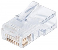 Intellinet konektor UTP, drôt, RJ45, CAT5e, 100ks 790512