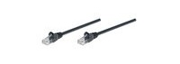 Intellinet Patch kábel Cat5E, SFTP - 1m , čierny
