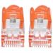 INTELLINET Patch kábel Cat6, S/FTP, LSOH - 1m , oranžový