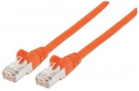 INTELLINET Patch kábel Cat6, S/FTP, LSOH - 1m , oranžový