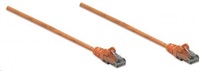 Intellinet patch kábel, Cat6, U/UTP, RJ45-Male/RJ45-Male, 1m, oranžový