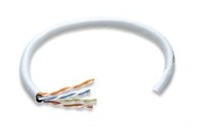 INTELLINET Patch kábel UTP, 305m, drôt, Cat5e, 24 AWG, biely 333078