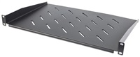 Intellinet police do racku 19", 1U, 300mm, černá, perforovaná 714884