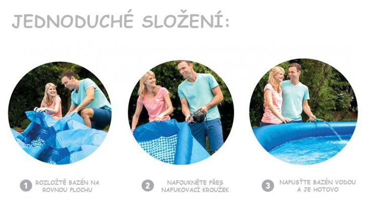 Intex 28136 Bazén INTEX EASY OCEAN 366x7 6941057400495