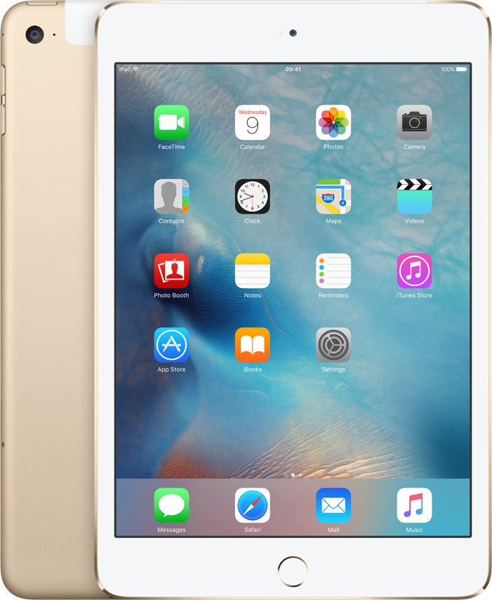 iPad mini 4 Wi-Fi+Cell 128GB Gold MK782FD/A