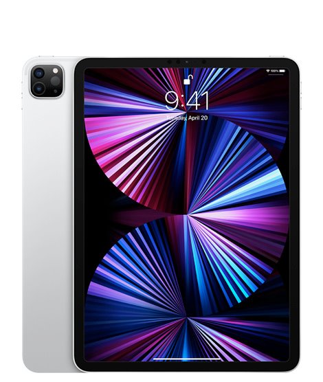 iPad Pro 11" Wi-Fi + Cellular 128GB Silver (2021) MHW63FD/A