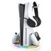 iPega P5S045 Vertical Charging Stand with RGB for PS5/PS5 Slim White 57983122491