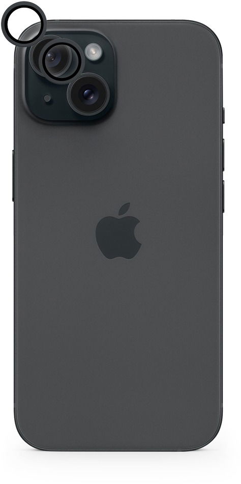 iStores by Epico Aluminium Lens Protector pre Apple iPhone 16 / 16 Plus - čierna 90812151300012