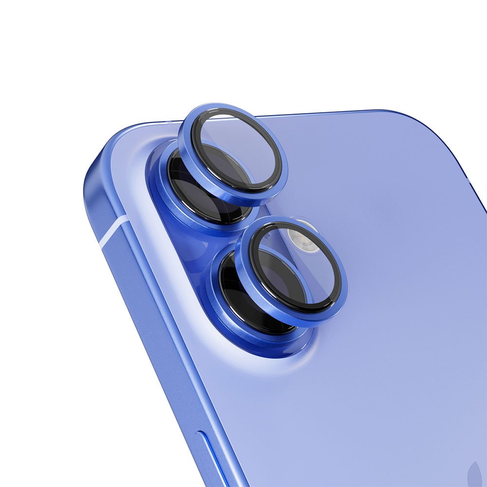 iStores by Epico Aluminium Lens Protector pro Apple iPhone 16 / 16 Plus - modrá 90812151600005