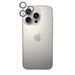 iStores by Epico Aluminium Lens Protector pro Apple iPhone 16 Pro / 16 Pro Max - přírodní titan 91012152700001