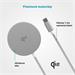 iStores by Epico UltraBase Qi2 Mag+ bezdrôtová nabíjačka EO50 - strieborná 9915102100021