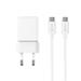 iStores by Epico Ultraboost GaN 20W sieťový adaptér EA20 s 1,2 m USB-C na USB-C kablom - biela 9915101100217