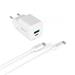 iStores by Epico Ultraboost GaN 20W sieťový adaptér EA20 s 1,2 m USB-C na USB-C kablom - biela 9915101100217