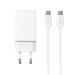 iStores by Epico Ultraboost GaN 45W sieťový adaptér EA45 s 1,2 m USB-C na USB-C kablom - biela 9915101100219