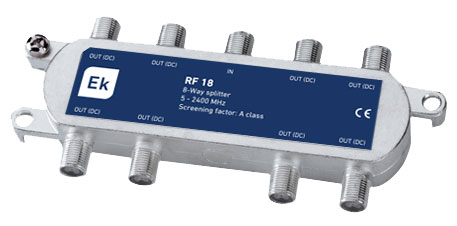ITS rozbočovač 1/8 průchozí pro DC, 5-2400 MHz 8436548990558