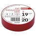 Izolačná páska PVC 19mm / 20m červená 8595025342416