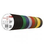 Izolačná páska PVC 19mm / 20m farebný mix 8595025341228