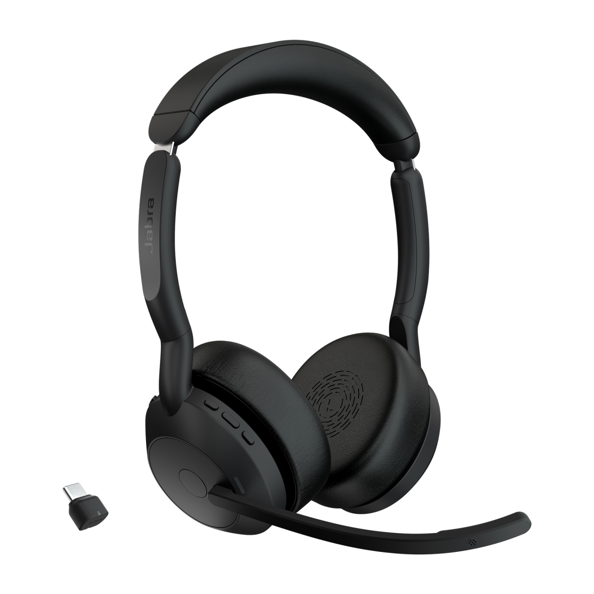 Jabra Evolve2 55/Stereo/ANC/USB-C/BT-USB/Bezdrát/Černá 25599-989-899