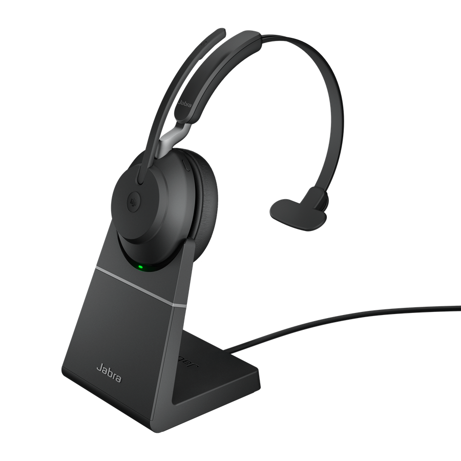 Jabra Evolve2 65, Link380a UC Mono Stand Black 26599-889-989