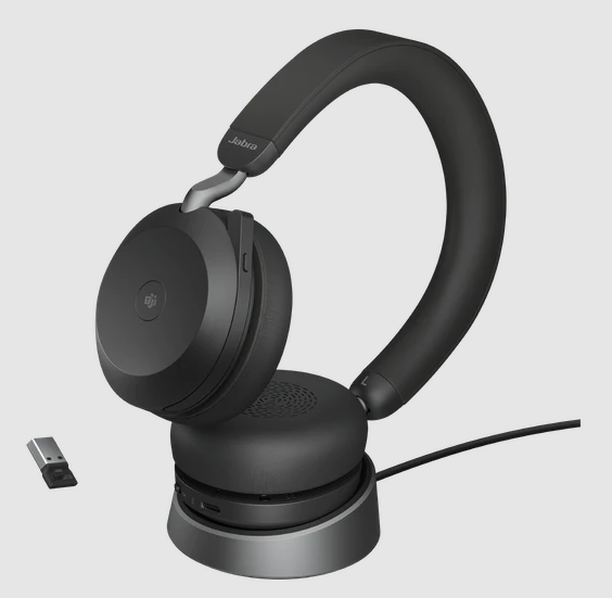 Jabra Evolve2 75, USB-C, UC Stereo Stand, Black 27599-989-889