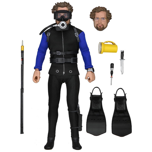 Jaws - 8" Scale Clothed Figure – Hooper (Shark Cage) 634482033456