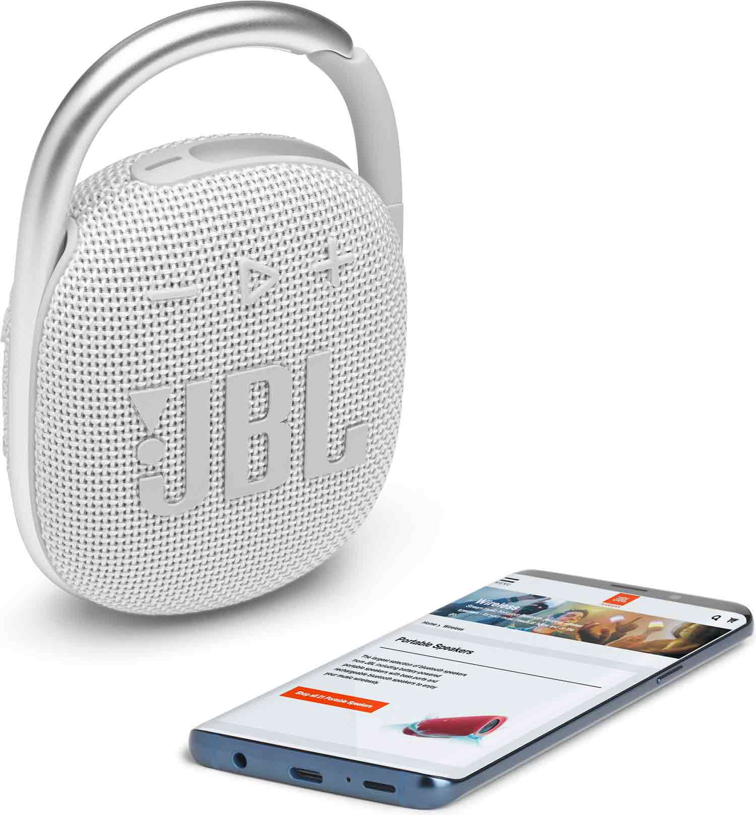 JBL Clip 4 White JBL CLIP4WHT