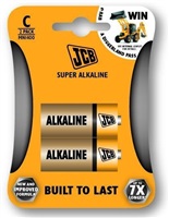 JCB super alkalická batéria C (LR14), blister 2 ks JCB-LR14-2B