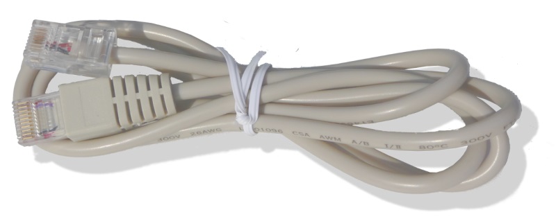 Kabel 10P10C-8P8C-12V,proEuro 150TE,E50, černý EKA0507